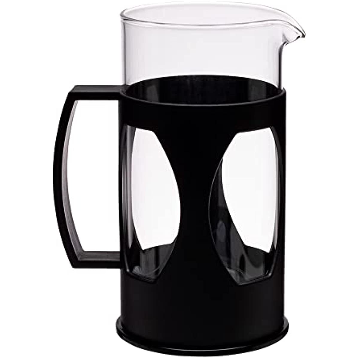 Mimo Style Cafeteira Prensa Francesa, Capacidade Para 350 ml, Com Haste e Alça, Resistente, Suporta Altas e Baixas Temperaturas (-20 °C a 180 °C), Excelente Sistema de Filtragem