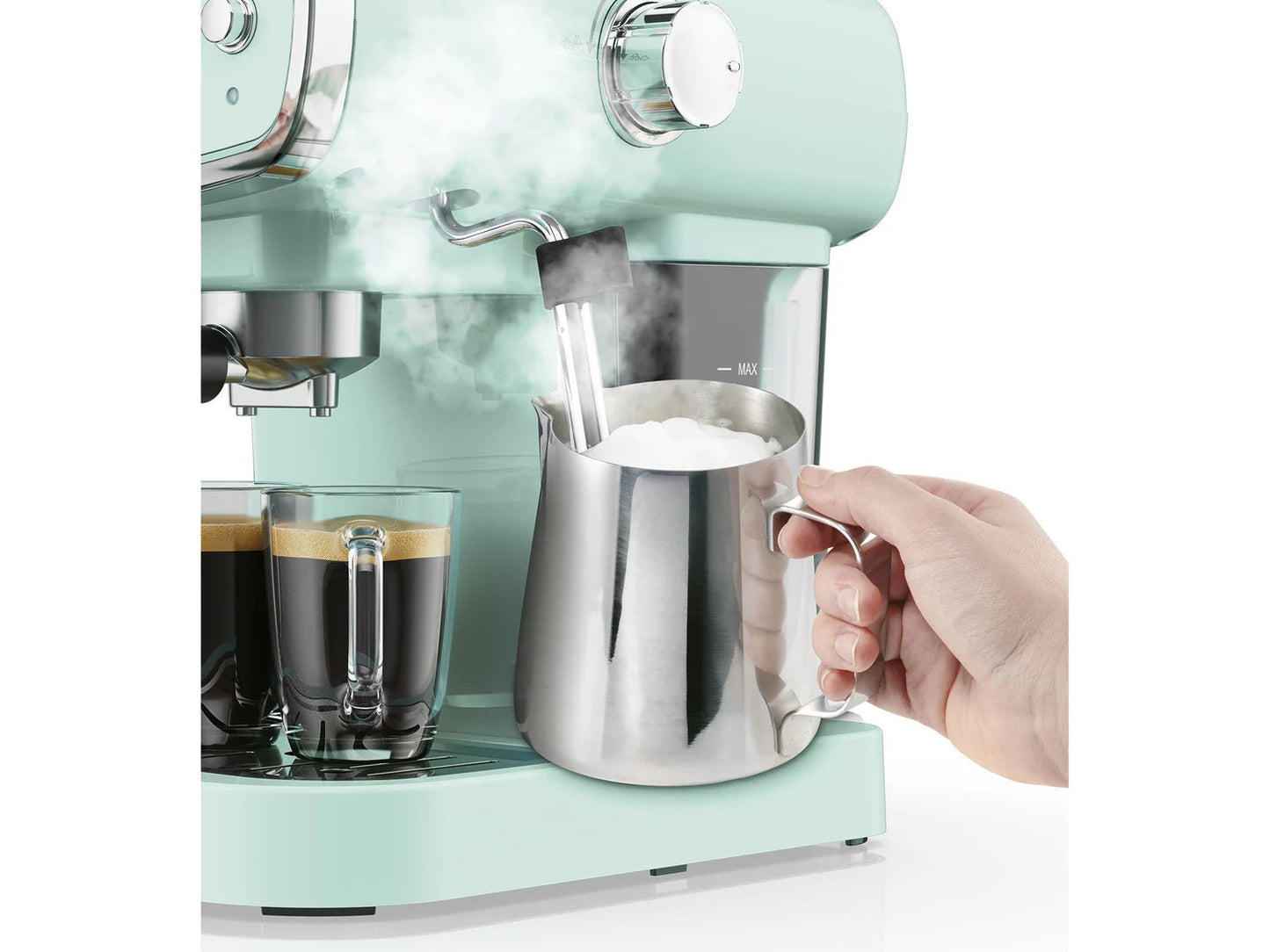 SILVERCREST® KITCHEN TOOLS »SEM 1050 A2« espresso machine with portafilter system