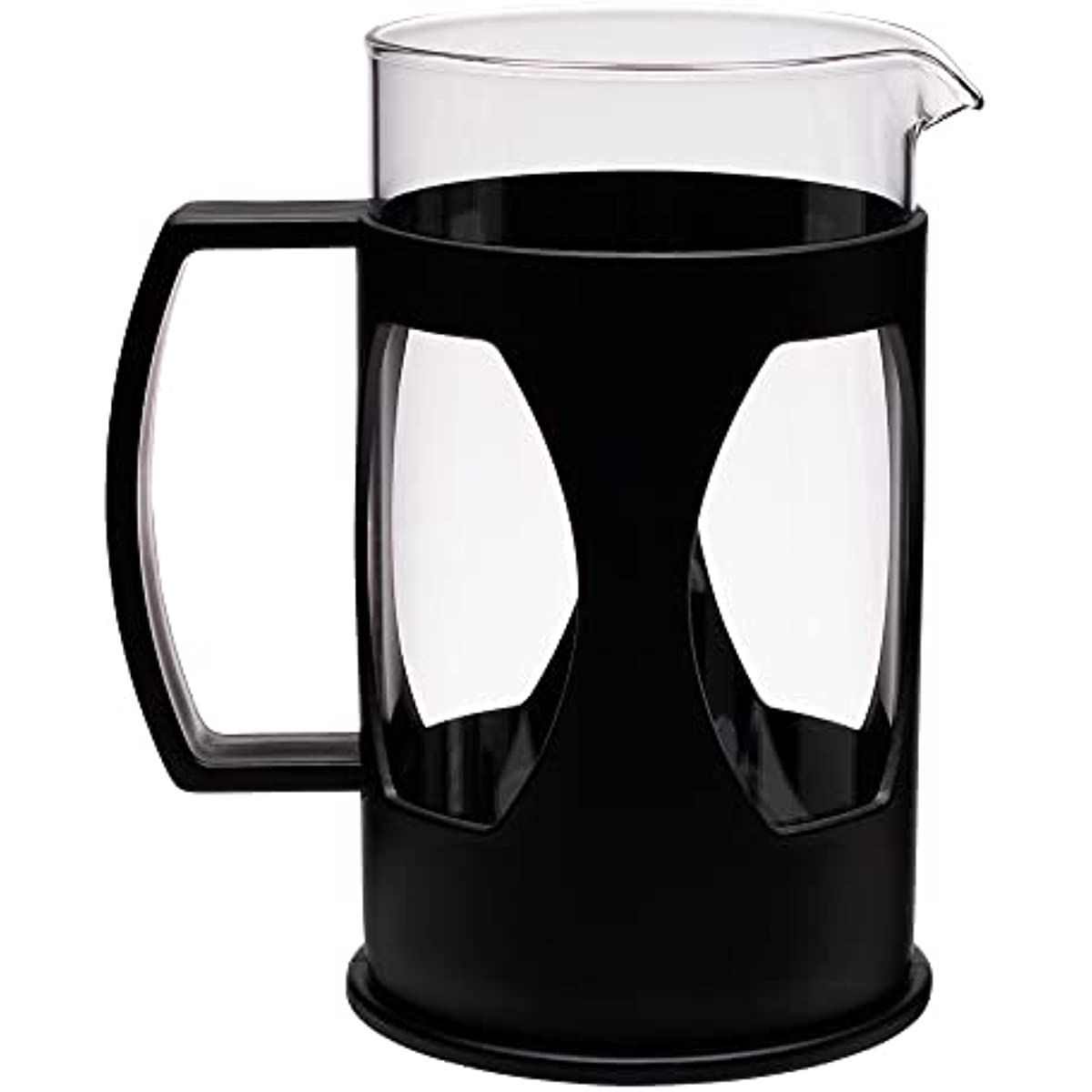 Mimo Style Cafeteira Prensa Francesa, Capacidade Para 600 ml, Com Haste e Alça, Resistente, Suporta Altas e Baixas Temperaturas (-20 °C a 180 °C), Excelente Sistema de Filtragem