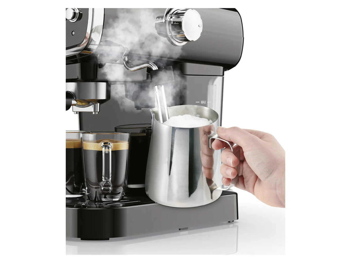 SILVERCREST® KITCHEN TOOLS »SEM 1050 A2« espresso machine with portafilter system